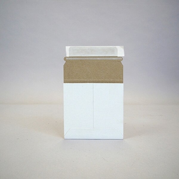 White Rigid Mailer for CDs in a sle